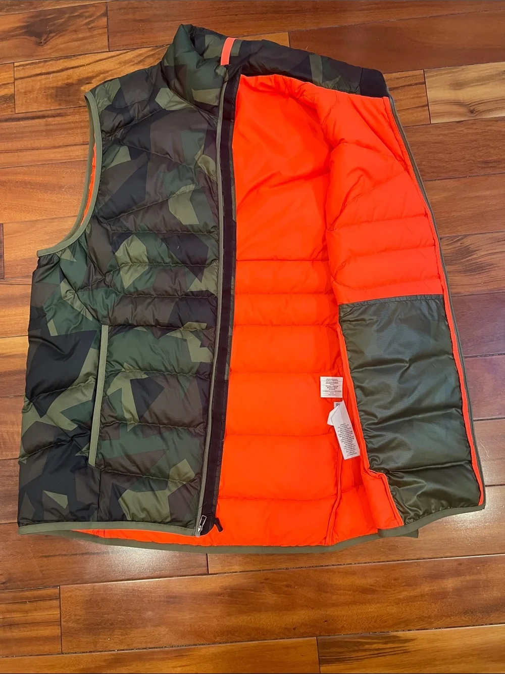Polo by Ralph Lauren Lightweight Camouflage Quilted Packable Puffer Vest - Green